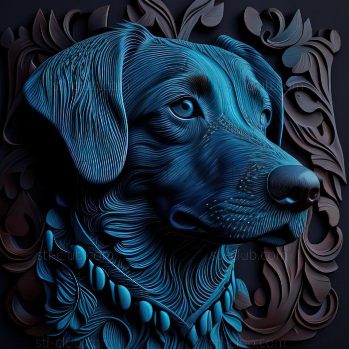 3D model st Blue Lacey dog (STL)